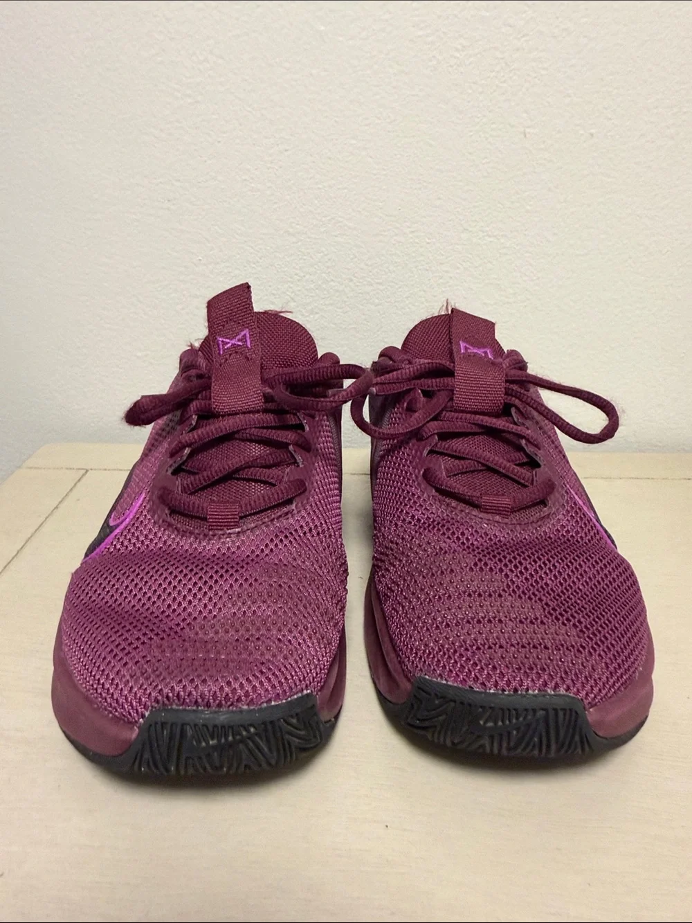 Nike Metcon 9 Womens 5.5 Bordeaux Purple Training Shoes Gym CrossFit DZ2537-603